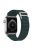 KALEBOL For Apple Watch 10 46mm / Ultra 2 / Ultra 49mm / 9 8 7 45mm / SE (2023) SE (2022) SE 6 5 4 44mm / 3 2 1 42mm Nylon Watch Band - Blackish Green