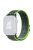 KALEBOL For Apple Watch 10 46mm / Ultra 2 / Ultra 49mm / 9 8 7 45mm / SE (2023) SE (2022) SE 6 5 4 44mm / 3 2 1 42mm Nylon Watch Band - Bright Green+Blue