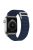 KALEBOL For Apple Watch 10 46mm / Ultra 2 / Ultra 49mm / 9 8 7 45mm / SE (2023) SE (2022) SE 6 5 4 44mm / 3 2 1 42mm Nylon Watch Band - Dark Blue