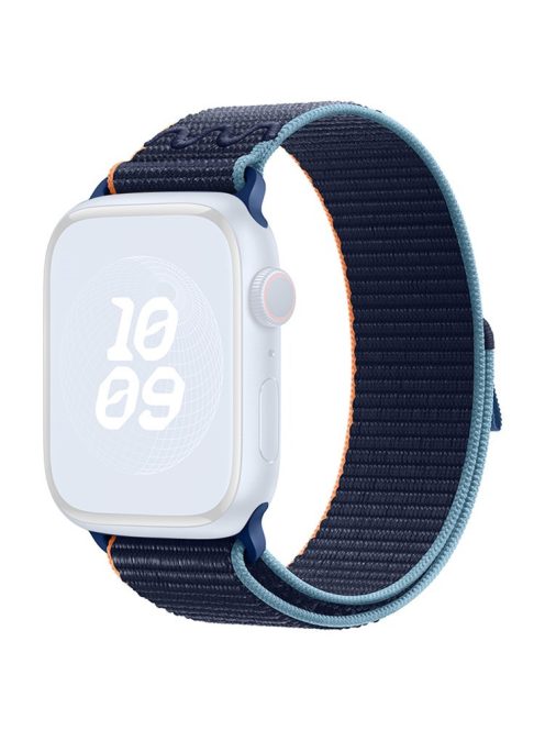 KALEBOL For Apple Watch 10 46mm / Ultra 2 / Ultra 49mm / 9 8 7 45mm / SE (2023) SE (2022) SE 6 5 4 44mm / 3 2 1 42mm Nylon Watch Band - Dark Navy Blue