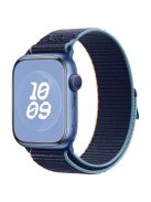 KALEBOL For Apple Watch 10 46mm / Ultra 2 / Ultra 49mm / 9 8 7 45mm / SE (2023) SE (2022) SE 6 5 4 44mm / 3 2 1 42mm Nylon Watch Band - Dark Navy Blue