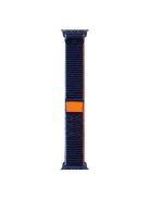 KALEBOL For Apple Watch 10 46mm / Ultra 2 / Ultra 49mm / 9 8 7 45mm / SE (2023) SE (2022) SE 6 5 4 44mm / 3 2 1 42mm Nylon Watch Band - Dark Navy Blue