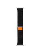 KALEBOL For Apple Watch 10 46mm / Ultra 2 / Ultra 49mm / 9 8 7 45mm / SE (2023) SE (2022) SE 6 5 4 44mm / 3 2 1 42mm Nylon Watch Band - Deep Black