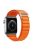 KALEBOL For Apple Watch 10 46mm / Ultra 2 / Ultra 49mm / 9 8 7 45mm / SE (2023) SE (2022) SE 6 5 4 44mm / 3 2 1 42mm Nylon Watch Band - Orange