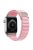 KALEBOL For Apple Watch 10 46mm / Ultra 2 / Ultra 49mm / 9 8 7 45mm / SE (2023) SE (2022) SE 6 5 4 44mm / 3 2 1 42mm Nylon Watch Band - Pink