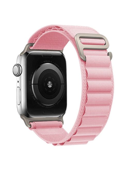 KALEBOL For Apple Watch 10 46mm / Ultra 2 / Ultra 49mm / 9 8 7 45mm / SE (2023) SE (2022) SE 6 5 4 44mm / 3 2 1 42mm Nylon Watch Band - Pink