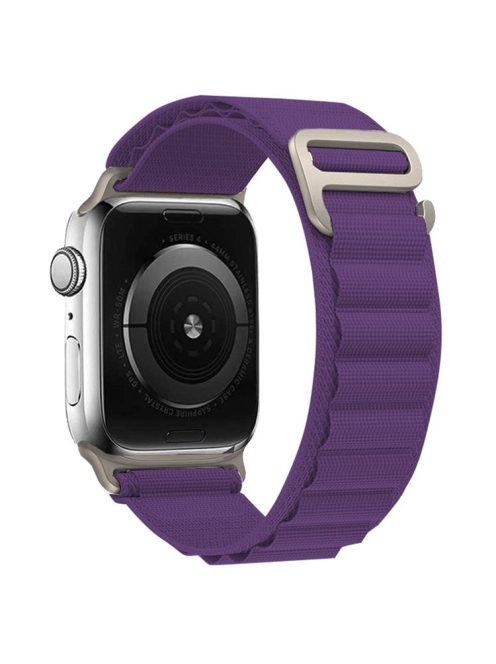 KALEBOL For Apple Watch 10 46mm / Ultra 2 / Ultra 49mm / 9 8 7 45mm / SE (2023) SE (2022) SE 6 5 4 44mm / 3 2 1 42mm Nylon Watch Band - Purple