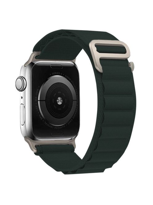 KALEBOL For Apple Watch 10 46mm / Ultra 2 / Ultra 49mm / 9 8 7 45mm / SE (2023) SE (2022) SE 6 5 4 44mm / 3 2 1 42mm Nylon Watch Band - Rainforest Green