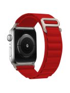 KALEBOL For Apple Watch 10 46mm / Ultra 2 / Ultra 49mm / 9 8 7 45mm / SE (2023) SE (2022) SE 6 5 4 44mm / 3 2 1 42mm Nylon Watch Band - Red