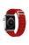 KALEBOL For Apple Watch 10 46mm / Ultra 2 / Ultra 49mm / 9 8 7 45mm / SE (2023) SE (2022) SE 6 5 4 44mm / 3 2 1 42mm Nylon Watch Band - Red