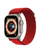 KALEBOL For Apple Watch 10 46mm / Ultra 2 / Ultra 49mm / 9 8 7 45mm / SE (2023) SE (2022) SE 6 5 4 44mm / 3 2 1 42mm Nylon Watch Band - Red