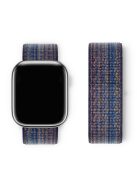 KALEBOL For Apple Watch 10 46mm / Ultra 2 / Ultra 49mm / 9 8 7 45mm / SE (2023) SE (2022) SE 6 5 4 44mm / 3 2 1 42mm Nylon Watch Band - Sapphire+Orange