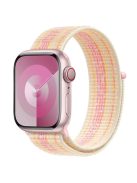 KALEBOL For Apple Watch 10 46mm / Ultra 2 / Ultra 49mm / 9 8 7 45mm / SE (2023) SE (2022) SE 6 5 4 44mm / 3 2 1 42mm Nylon Watch Band - Starlight+Pink