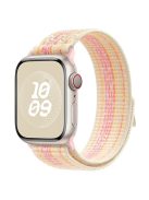 KALEBOL For Apple Watch 10 46mm / Ultra 2 / Ultra 49mm / 9 8 7 45mm / SE (2023) SE (2022) SE 6 5 4 44mm / 3 2 1 42mm Nylon Watch Band - Starlight+Pink