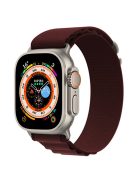 KALEBOL For Apple Watch 10 46mm / Ultra 2 / Ultra 49mm / 9 8 7 45mm / SE (2023) SE (2022) SE 6 5 4 44mm / 3 2 1 42mm Nylon Watch Band - Wine Red