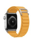 KALEBOL For Apple Watch 10 46mm / Ultra 2 / Ultra 49mm / 9 8 7 45mm / SE (2023) SE (2022) SE 6 5 4 44mm / 3 2 1 42mm Nylon Watch Band - Yellow