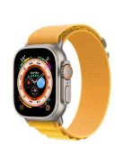 KALEBOL For Apple Watch 10 46mm / Ultra 2 / Ultra 49mm / 9 8 7 45mm / SE (2023) SE (2022) SE 6 5 4 44mm / 3 2 1 42mm Nylon Watch Band - Yellow