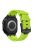 KALEBOL For Apple Watch 10 46mm / Ultra 2 / Ultra 49mm / 9 8 7 45mm / SE (2023) SE (2022) SE 6 5 4 44mm / 3 2 1 42mm Silicone Band - Black+Green