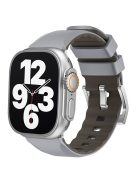 KALEBOL For Apple Watch 10 46mm / Ultra 2 / Ultra 49mm / 9 8 7 45mm / SE (2023) SE (2022) SE 6 5 4 44mm / 3 2 1 42mm Silicone Band Dual Color -  Light Grey