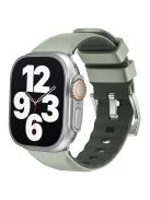 KALEBOL For Apple Watch 10 46mm / Ultra 2 / Ultra 49mm / 9 8 7 45mm / SE (2023) SE (2022) SE 6 5 4 44mm / 3 2 1 42mm Silicone Band Dual Color -  Matcha Green