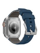 KALEBOL For Apple Watch 10 46mm / Ultra 2 / Ultra 49mm / 9 8 7 45mm / SE (2023) SE (2022) SE 6 5 4 44mm / 3 2 1 42mm Silicone Band Dual Color -  Midnight Blue