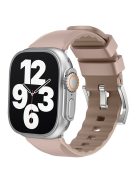 KALEBOL For Apple Watch 10 46mm / Ultra 2 / Ultra 49mm / 9 8 7 45mm / SE (2023) SE (2022) SE 6 5 4 44mm / 3 2 1 42mm Silicone Band Dual Color -  Pink