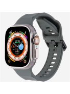 KALEBOL For Apple Watch 10 46mm / Ultra 2 / Ultra 49mm / 9 8 7 45mm / SE (2023) SE (2022) SE 6 5 4 44mm / 3 2 1 42mm Silicone Sport Watch Strap - Dark Grey