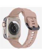 KALEBOL For Apple Watch 10 46mm / Ultra 2 / Ultra 49mm / 9 8 7 45mm / SE (2023) SE (2022) SE 6 5 4 44mm / 3 2 1 42mm Silicone Sport Watch Strap - Pink