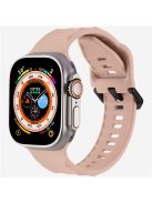 KALEBOL For Apple Watch 10 46mm / Ultra 2 / Ultra 49mm / 9 8 7 45mm / SE (2023) SE (2022) SE 6 5 4 44mm / 3 2 1 42mm Silicone Sport Watch Strap - Pink