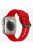 KALEBOL For Apple Watch 10 46mm / Ultra 2 / Ultra 49mm / 9 8 7 45mm / SE (2023) SE (2022) SE 6 5 4 44mm / 3 2 1 42mm Silicone Sport Watch Strap - Red