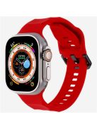 KALEBOL For Apple Watch 10 46mm / Ultra 2 / Ultra 49mm / 9 8 7 45mm / SE (2023) SE (2022) SE 6 5 4 44mm / 3 2 1 42mm Silicone Sport Watch Strap - Red