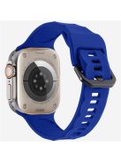 KALEBOL For Apple Watch 10 46mm / Ultra 2 / Ultra 49mm / 9 8 7 45mm / SE (2023) SE (2022) SE 6 5 4 44mm / 3 2 1 42mm Silicone Sport Watch Strap - Sapphire