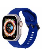 KALEBOL For Apple Watch 10 46mm / Ultra 2 / Ultra 49mm / 9 8 7 45mm / SE (2023) SE (2022) SE 6 5 4 44mm / 3 2 1 42mm Silicone Sport Watch Strap - Sapphire