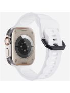 KALEBOL For Apple Watch 10 46mm / Ultra 2 / Ultra 49mm / 9 8 7 45mm / SE (2023) SE (2022) SE 6 5 4 44mm / 3 2 1 42mm Silicone Sport Watch Strap - White