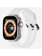 KALEBOL For Apple Watch 10 46mm / Ultra 2 / Ultra 49mm / 9 8 7 45mm / SE (2023) SE (2022) SE 6 5 4 44mm / 3 2 1 42mm Silicone Sport Watch Strap - White