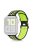 KALEBOL For Apple Watch 10 46mm / Ultra 2 / Ultra 49mm / 9 8 7 45mm / SE (2023) SE (2022) SE 6 5 4 44mm / 3 2 1 42mm Silicone Strap - Black+Fluorescent Yellow