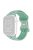 KALEBOL For Apple Watch 10 46mm / Ultra 2 / Ultra 49mm / 9 8 7 45mm / SE (2023) SE (2022) SE 6 5 4 44mm / 3 2 1 42mm Silicone Strap - Misty Green+Moss Grenn