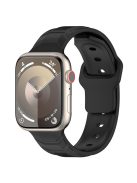 KALEBOL For Apple Watch 10 46mm / Ultra 2 / Ultra 49mm / 9 8 7 45mm / SE (2023) SE (2022) SE 6 5 4 44mm / 3 2 1 42mm Silicone Watch Band - Black