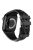 KALEBOL For Apple Watch 10 46mm / Ultra 2 / Ultra 49mm / 9 8 7 45mm / SE (2023) SE (2022) SE 6 5 4 44mm / 3 2 1 42mm Silicone Watch Band - Black+Black