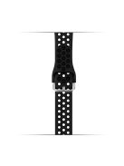 KALEBOL For Apple Watch 10 46mm / Ultra 2 / Ultra 49mm / 9 8 7 45mm / SE (2023) SE (2022) SE 6 5 4 44mm / 3 2 1 42mm Silicone Watch Band - Black+Black