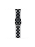 KALEBOL For Apple Watch 10 46mm / Ultra 2 / Ultra 49mm / 9 8 7 45mm / SE (2023) SE (2022) SE 6 5 4 44mm / 3 2 1 42mm Silicone Watch Band - Black+Grey