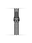 KALEBOL For Apple Watch 10 46mm / Ultra 2 / Ultra 49mm / 9 8 7 45mm / SE (2023) SE (2022) SE 6 5 4 44mm / 3 2 1 42mm Silicone Watch Band - Black+White