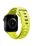 KALEBOL For Apple Watch 10 46mm / Ultra 2 / Ultra 49mm / 9 8 7 45mm / SE (2023) SE (2022) SE 6 5 4 44mm / 3 2 1 42mm Silicone Watch Band - Grass Green