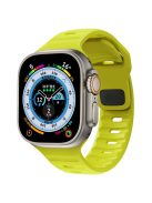 KALEBOL For Apple Watch 10 46mm / Ultra 2 / Ultra 49mm / 9 8 7 45mm / SE (2023) SE (2022) SE 6 5 4 44mm / 3 2 1 42mm Silicone Watch Band - Grass Green