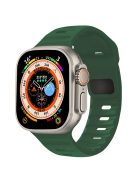 KALEBOL For Apple Watch 10 46mm / Ultra 2 / Ultra 49mm / 9 8 7 45mm / SE (2023) SE (2022) SE 6 5 4 44mm / 3 2 1 42mm Silicone Watch Band - Green