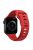 KALEBOL For Apple Watch 10 46mm / Ultra 2 / Ultra 49mm / 9 8 7 45mm / SE (2023) SE (2022) SE 6 5 4 44mm / 3 2 1 42mm Silicone Watch Band - Red