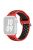 KALEBOL For Apple Watch 10 46mm / Ultra 2 / Ultra 49mm / 9 8 7 45mm / SE (2023) SE (2022) SE 6 5 4 44mm / 3 2 1 42mm Silicone Watch Band - Red+Black