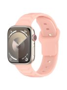 KALEBOL For Apple Watch 10 46mm / Ultra 2 / Ultra 49mm / 9 8 7 45mm / SE (2023) SE (2022) SE 6 5 4 44mm / 3 2 1 42mm Silicone Watch Band - Rose Pink