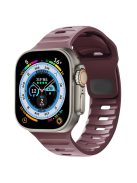 KALEBOL For Apple Watch 10 46mm / Ultra 2 / Ultra 49mm / 9 8 7 45mm / SE (2023) SE (2022) SE 6 5 4 44mm / 3 2 1 42mm Silicone Watch Band - Smoky Purple