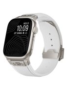 KALEBOL For Apple Watch 10 46mm / Ultra 2 / Ultra 49mm / 9 8 7 45mm / SE (2023) SE (2022) SE 6 5 4 44mm / 3 2 1 42mm Silicone Watch Band - White